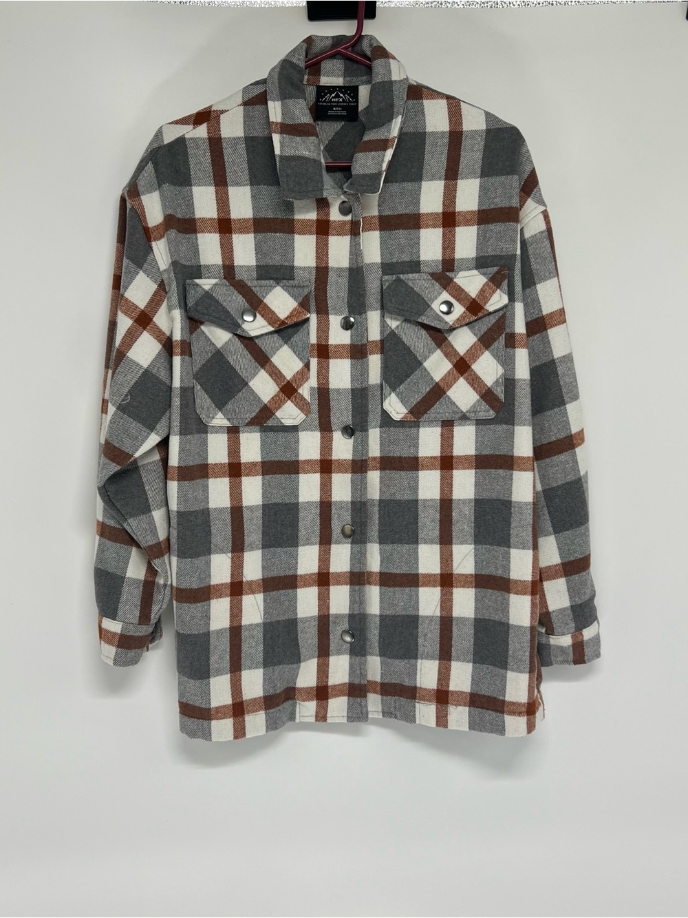 HFX men’s flannel jacket small